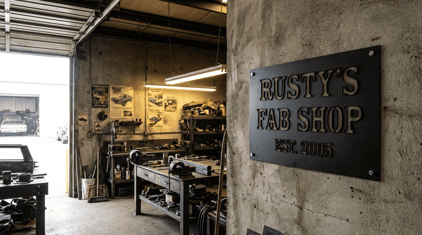 Best Personalized Metal Garage Signs for Men: What to Consider Before Choosing One