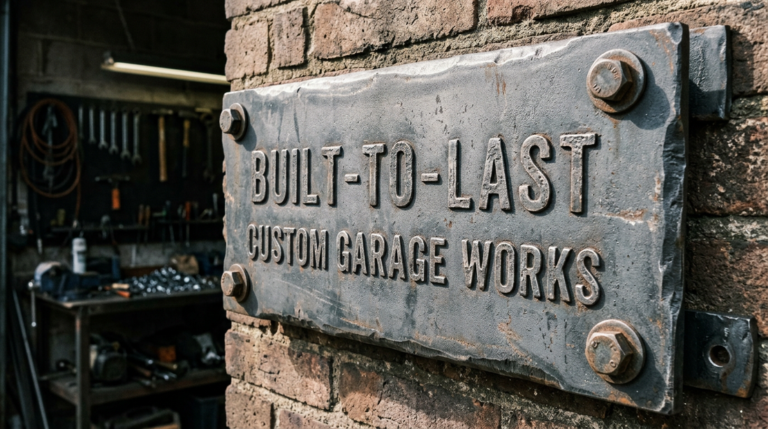 Custom Car Blueprint Sign vs Classic Garage Blueprint Sign: The Quick Decision