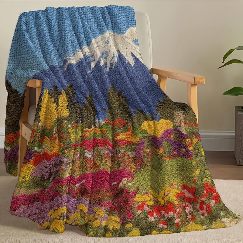 Flower Garden Blanket - Soft Flannel