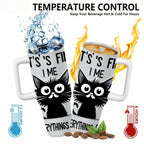 Black Cat Tumbler - 40oz Stainless Steel