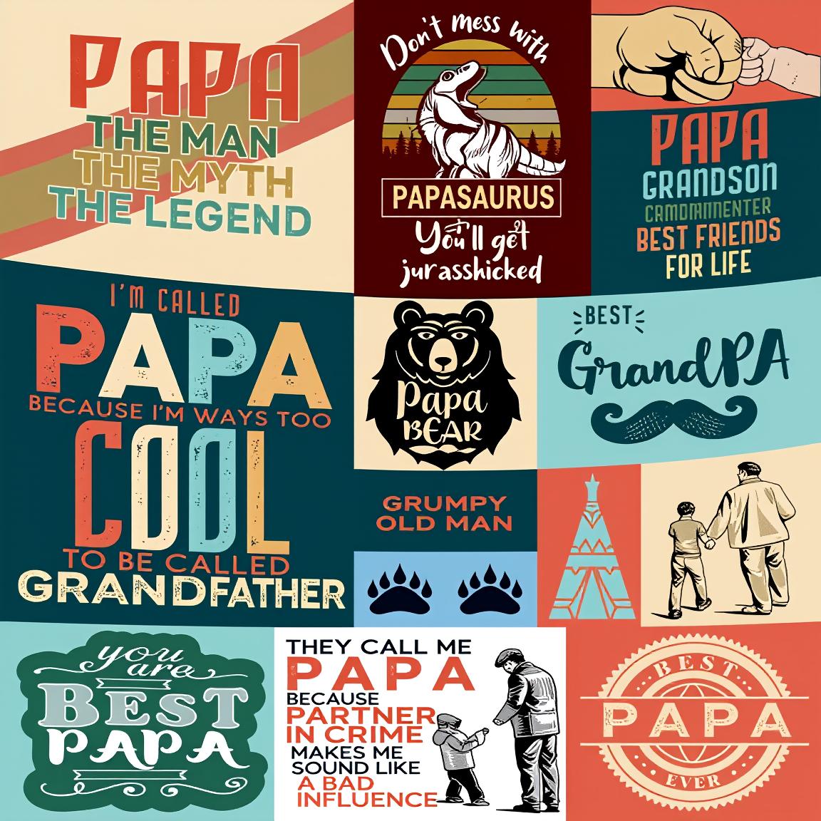 Protective Animal Bear Spliced Pattern Blanket Grpa's Gift to Grson Flannel One Piece Papasaurus Design Camping Picnic Chair Set Ceramic Christmas Coffee Mug with Lid Tree Straw