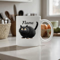 Personalized Cat Mug - Custom Name Print