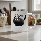 Personalized Cat Mug - Custom Name Print