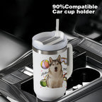 Custom Pet Tumbler - Insulated 40oz Steel