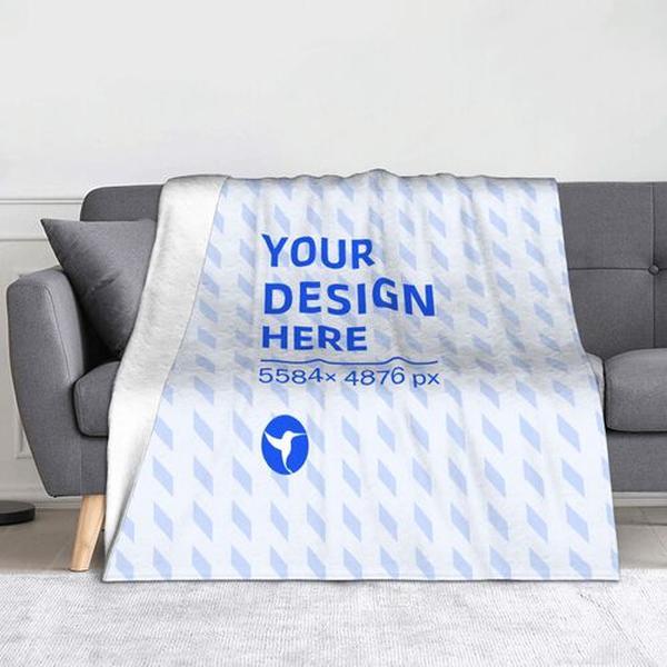 Premium 290g Flannel Blanket - Custom Horizontal POD Blanket for Home & Gifts Stain Resistant Ultra Soft Full Print Cozy Essentials Camping Picnic Chair and Set Christmas Tree Ceramic Mug with Straw