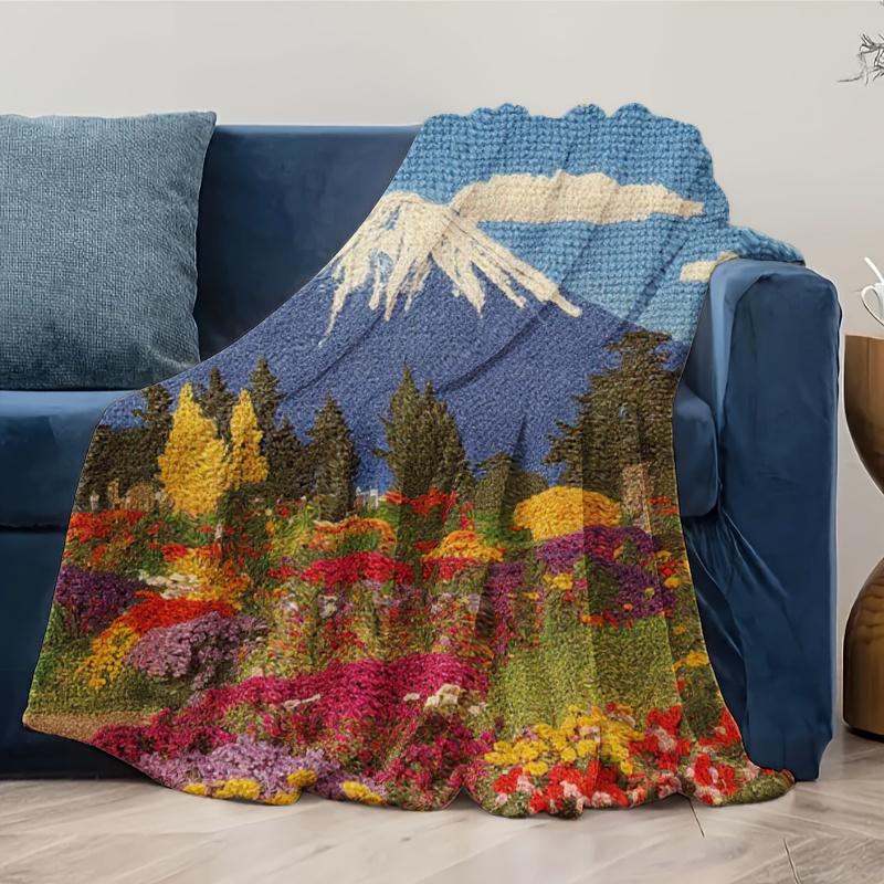 Flower Garden Blanket - Soft Flannel