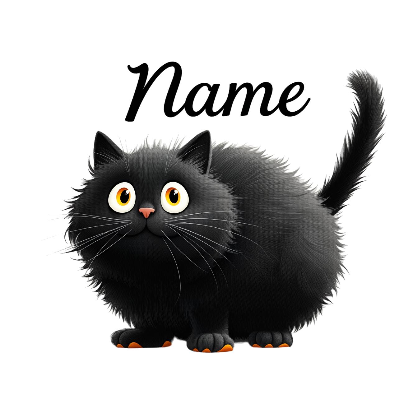 Personalized Cat Mug - Custom Name Print