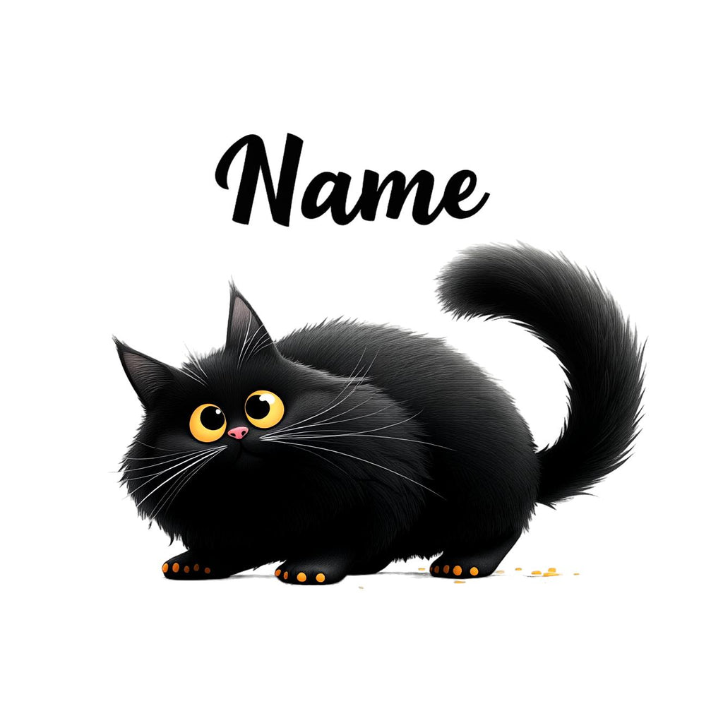 Custom Black Cat Mug - Ceramic Gift Cup