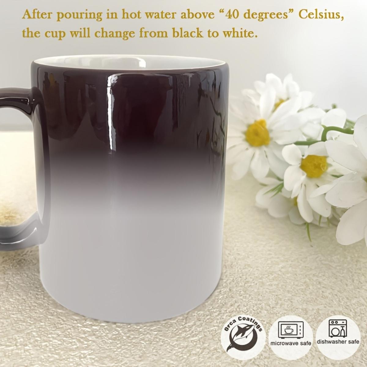 11OZ Color Changing Ceramic Coffee Cup Mug Microwave & Dishwasher Safe Customizable Family Gift for Birthday Holiday Mother's Day Christmas Valentine's Day Drinkware Tumbler Reuse Washable Reusable Camping Picnic Chair and Blanket SetCoffee Mug Tree with