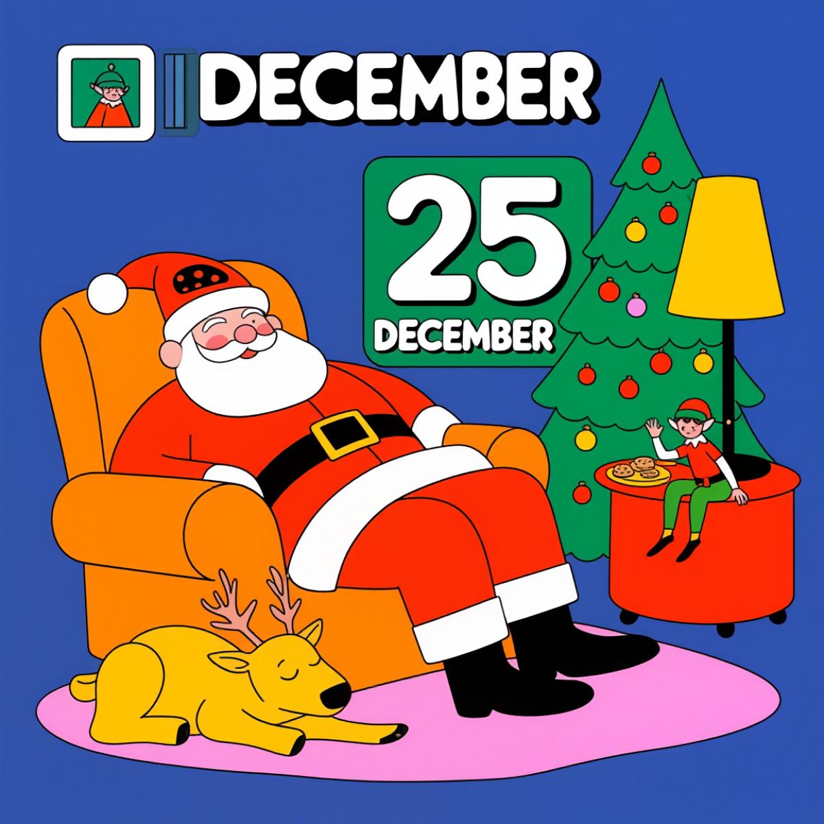 290g Flannel Blanket Christmas Throw Blue With Santa Claus & Tree Print December 25th Design For Holiday Cozy Home Decor Camping Picnic Chair and Set Ceramic Mug Straw